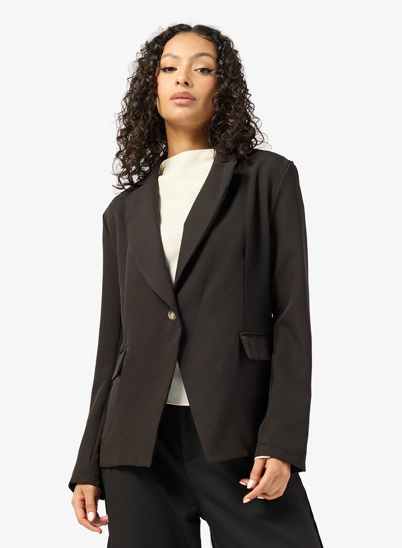 Ginger Structured Longline Blazer - Image 1